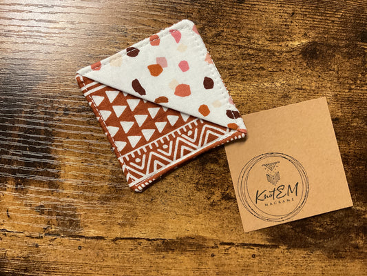 Bookmark- Rust Aztec/Terrazzo