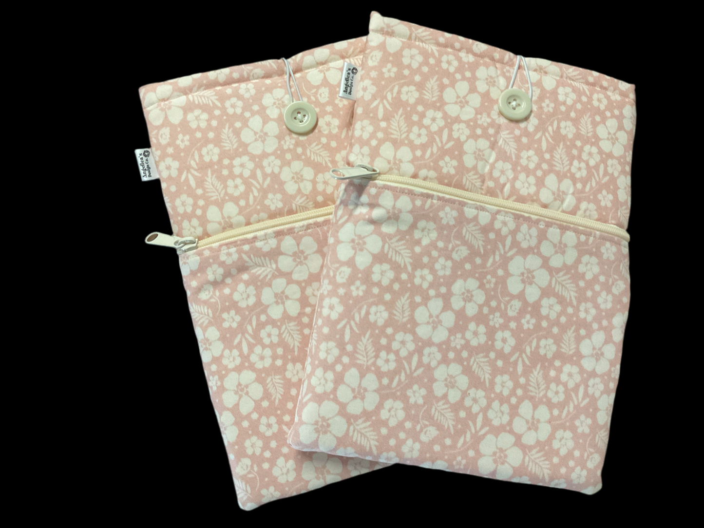 Book Sleeve-Classic pink floral