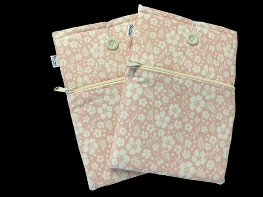Book Sleeve-Classic pink floral