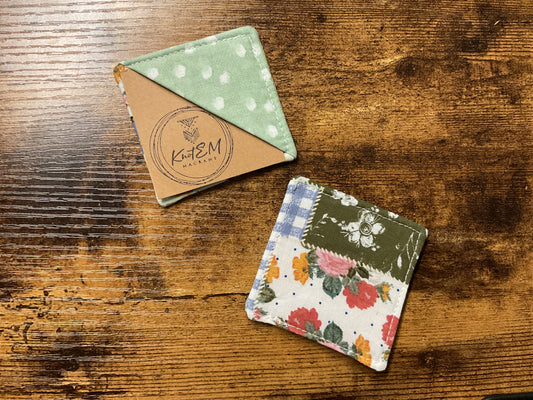 Bookmark- Vintage green/floral
