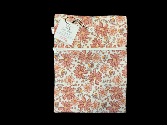 Book sleeve- XL Autumn Daisies