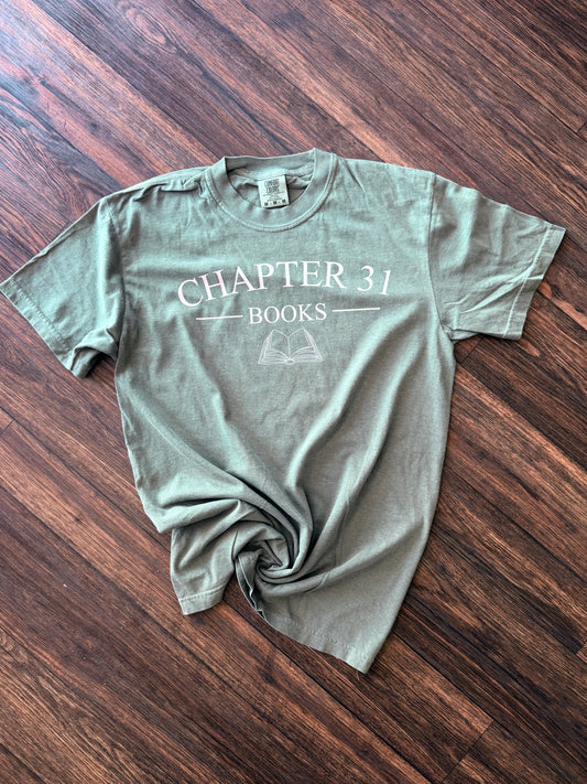 Chapter 31 Books T-shirt S-Xl